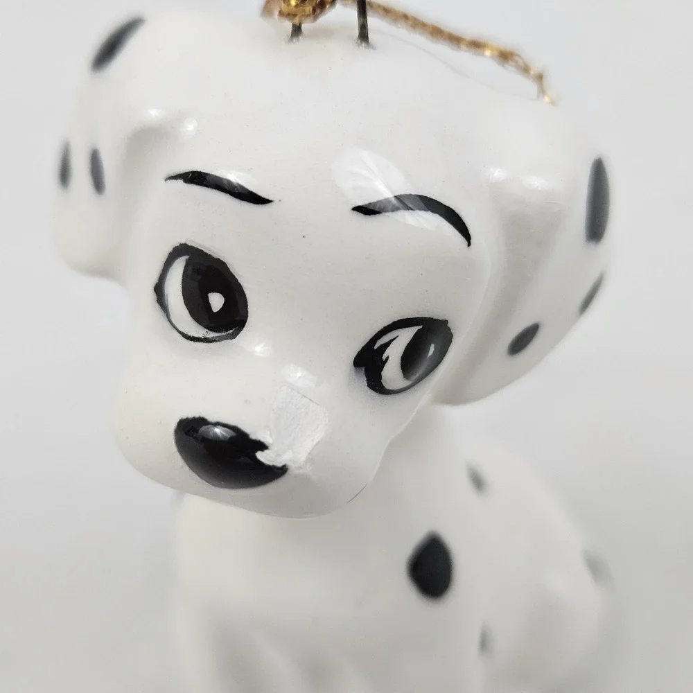 Walt Disney Productions 101 Dalmatian Ornament Figure Ceramic Vintage Japan